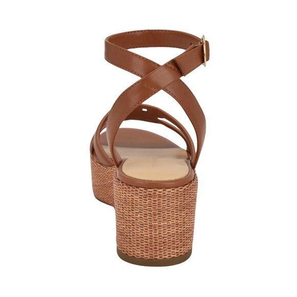 Tommy Hilfiger Womens Vastie Platform Sandal TWVASTIE Medium Brown 8.5M - Picture 10 of 13